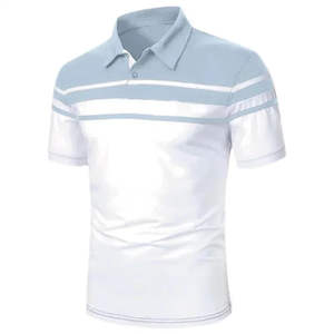 Polo Casual Wear Men Polos Venta caliente Nuevo diseño Logotipo personalizado Color sólido Transpirable Polos para hombres Transpirable - Product Image 3