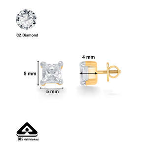 Pendientes Cuadrados de Turquesa Corte Esmeralda y Diamantes en Oro Blanco para Mujer - Product Image 5