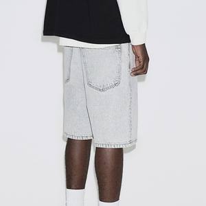 Venta al por mayor de OEM, pantalones cortos de mezclilla para hombres, ropa informal cómoda transpirable, alta calidad, precio barato, pantalones cortos de mezclilla para hombres para adultos - Product Image 3