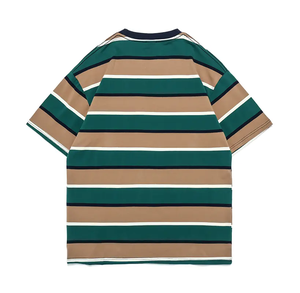 Venta al por mayor Hombres 100% de alta calidad personalizada mezcla de colores de manga corta e impresión personalizada camisetas unisex de gran tamaño - Product Image 5