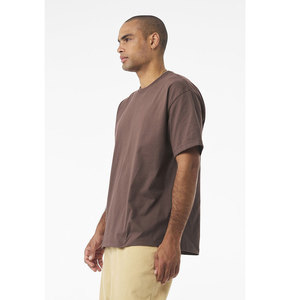 Bella + Canvas Custom Heavyweight Screen Print Camiseta recortada para hombre Loose Fit Drop Shoulder Camisetas de gran tamaño 100% algodón - Product Image 2