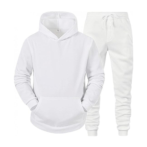 ชุดวอร์มฤดูหนาวไซส์ใหญ่สำหรับผู้ชาย ผ้ากำมะหยี่นุ่ม ระบายอากาศได้ดี สไตล์วินเทจล่าสุด พร้อมโลโก้สั่งทำพิเศษ - Product Image 1