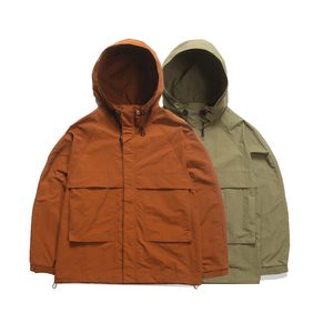 Veste de Randonnée en Nylon Multifonction Vintage Rétro à Capuche pour Hommes Imperméable Vestes Coupe-Vent de Camping en Plein Air pour Hommes 2025 - Product Image 1