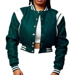 Chaqueta Universitaria de Primera Calidad para Hombre, Chaqueta de Béisbol de Lana, Chaqueta Deportiva de Invierno, Transpirable, con Parches, Logotipo Frontal, 2026 - Product Image 1