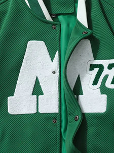 แจ็กเก็ตหลากหลายสำหรับผู้ชายแจ็กเก็ตเบสบอลขนแกะสไตล์เท่ๆสำหรับฤดูหนาว - Product Image 3