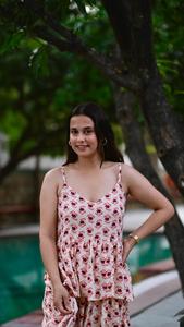 Maxi vestido de algodón para mujer Floral fruncido de longitud completa Regular Fit Modest Sweet Cute Vintage para primavera Vintage Floral vestido cansado - Product Image 2