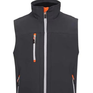 Gilet en polyester à col montant pour homme, léger, respirant, coupe-vent, sans manches, veste décontractée d'extérieur, chaude et tendance - Product Image 2