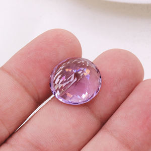 Acheter Meilleure Qualité Naturel Rond Coupe Violet Améthyste Facettes Lâche Gemme Février Mois Pierre De Naissance | Vente en gros - Product Image 6