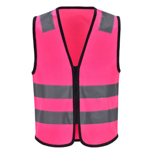Gilet de sécurité haute visibilité pour travailleurs, avec poches, bandes réfléchissantes, protection personnalisée pour agents de sécurité - Product Image 1