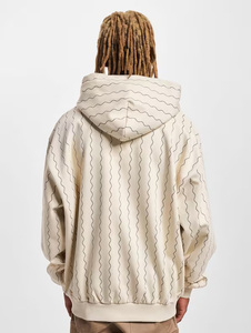 Full Zip Hoodie Streetwear Wavy <b>Line</b> Pattern Hooded <b>Jacket</b> with Pockets Casual Oversized Sweatshirt for Fall Winter Fashion - Product Image 2