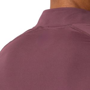 Haut de performance pour homme, col montant 1/4 zip, respirant, extensible, pour la salle de sport, l'entraînement et les sports - Product Image 3