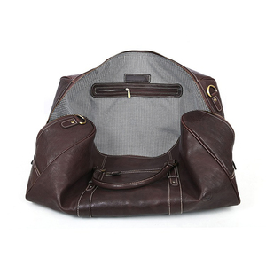 กระเป๋าดัฟเฟิลกำหนดได้เองจากผู้ผลิตมืออาชีพผ้าหนังคุณภาพสูงน้ำหนักเบากันน้ำลำลองกระเป๋าเดินทางมาใหม่ - Product Image 3