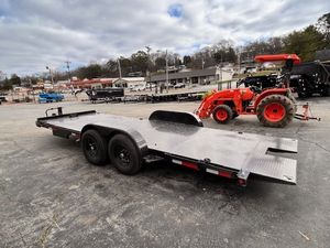 Remolque de Plataforma Hidráulica Reforzado de 22 pies y 15K para Transporte de Vehículos con Doble Cilindro y Cubierta de Acero para Trabajo Agrícola - Product Image 6