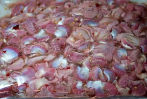 Frescas mollejas de pollo congeladas Halal a la venta - Product Image 5