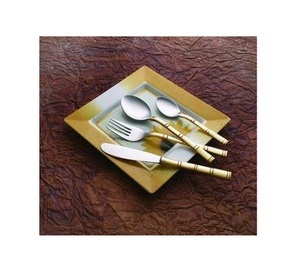 Dernier design ensemble de couverts à manche en acier inoxydable avec incrustation d'os ensemble de couverts de restaurant pour mariage offre spéciale à bas prix - Product Image 4