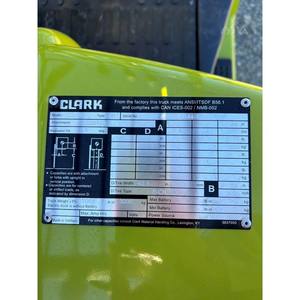 Montacargas de Combustión Interna CLARK C20S 2023 - Product Image 4