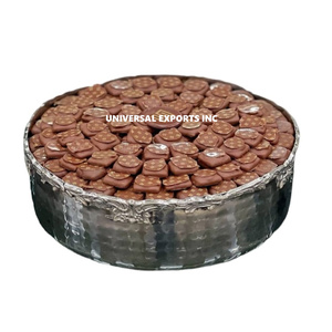 Tazón de Chocolate Decorativo de Metal, Nuevo Diseño de Diseñador, Tazón de Dulces Personalizado, Tazón de Chocolate de Lujo con Acabado Personalizado - Product Image 2