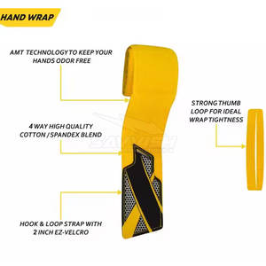 Protective Wear Boxing Hand <b>Wraps</b> High Quality Lightweight Hand <b>Wraps</b> Fitness Accessories Hand <b>Wraps</b> - Product Image 5