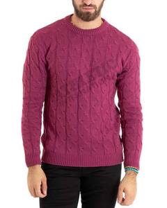 เสื้อกันหนาวผู้ชายแขนยาวเสื้อผ้าผู้ชายผ้าฝ้าย 2024 ออกแบบแฟชั่นใหม่ฤดูหนาวBreathableคุณภาพสูงCrewneckเสื้อกันหนาวผู้ชาย - Product Image 1