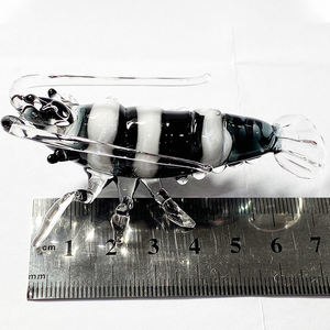 งานประติมากรรมรูปสัตว์แก้วรูปกุ้งหลากสีสัน ตกแต่งบ้านสไตล์ไต้หวัน ปรับแต่งได้ - Product Image 5