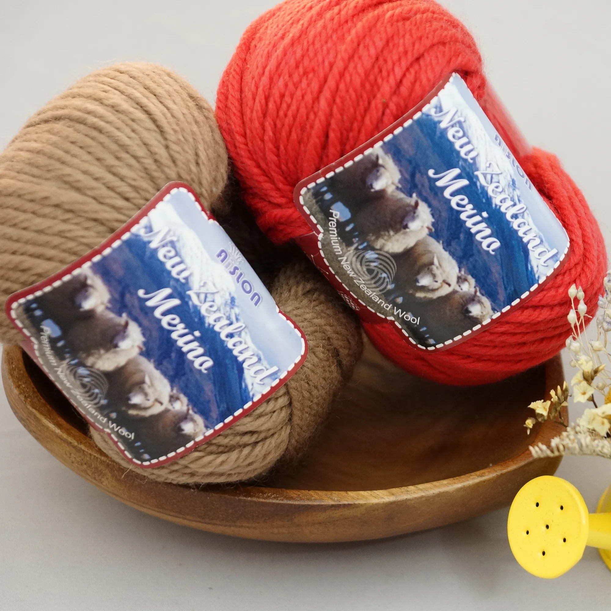 100% merino wool 3ply i28 50G=65M 35 Color crochet yarn