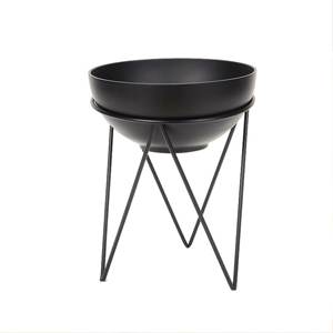 Cuenco de resina negro y rojo dúo con flor Cuenco de resina en línea al mejor precio Tamaño de producto personalizado Hecho en India - Product Image 6