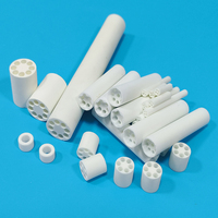 Tube céramique isolé personnalisé Talc perles porcelaine céramique électrique isolateur noyaux chauffants céramique stéatite