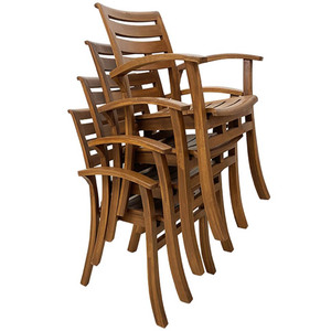 เก้าอี้สวนไม้และโลหะแบบดั้งเดิมของอินโดนีเซีย รุ่น FSVL04 - Product Image 3