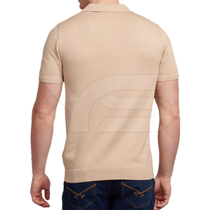 Maillot solide décontracté pour homme de grande taille pour polo avec techniques d'impression bouffante brodée respirant et confortable - Product Image 4