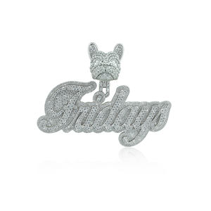 Collar con Colgante Personalizado Premium Fridays Drip, Joyería de Moda con Incrustaciones de Piedras, al Mejor Precio - Product Image 1