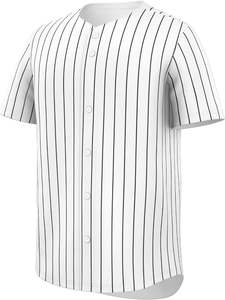 Sublimado de béisbol Softball Jerseys Custom Button Up Team Uniform Tackle Twill Letters Número Bordado Sportwear Estilo de EE. UU. - Product Image 2