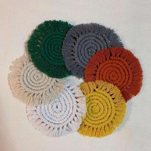 2024 édition macramé caboteur fait à la main coton corde décor de Table absorbant résistant à la chaleur tapis élégant Table à manger accessoire - Product Image 3