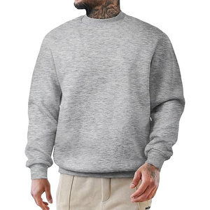 Camisetas de Algodón de Manga Larga Extra Grandes para Hombre, Sudadera con Cuello Redondo, Unisex, con Logotipo Personalizado - Product Image 3