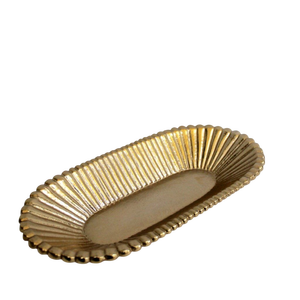 Décoration de mariage artisanale, nouveau style, plat en laiton doré, personnalisé pour la maison, l'hôtel, décoration de table, plat à fruits décoratif - Product Image 2