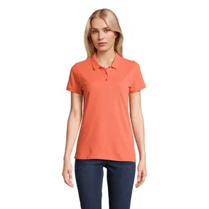 Polo bio Planet Woman, merchandising durable, vêtements promotionnels écologiques - Product Image 4