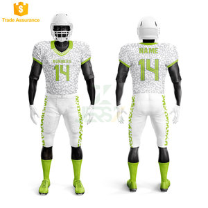 Uniforme de Fútbol Americano Personalizado, Transpirable, Estampado, para Unisex, 100% Poliéster, Servicio OEM, Más Vendido - Product Image 1