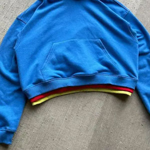 เสื้อฮู้ดขนแกะแขนยาวสำหรับผู้ชายเสื้อมีฮู้ดสำหรับผู้ใหญ่ในฤดูหนาวพิมพ์ลายดิจิตอล - Product Image 4