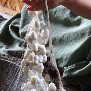 Hilo de seda Precio razonable Fibra de lujo natural Tejido de seda Deslizamiento suave Embalaje personalizado Hecho en Vietnam Fabricante - Product Image 3