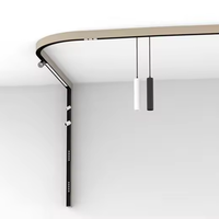 Système d'éclairage sur rail modulaire Offre Spéciale Tête de rail magnétique circulaire Led Magnet Rail Light