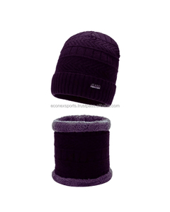 Bonnets doux et chauds en tricot de laine, logo personnalisé, acrylique, bonnets d'hiver unisexes, vêtements de rue, OEM, marque privée, usine d'hiver - Product Image 3