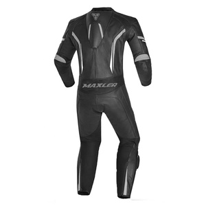 Maxler Men's Windproof Waterproof Plus Size Racing Leather Motorcycle Suit CE Level 1 Approved % Leather Fabric Cold - Product Image 2