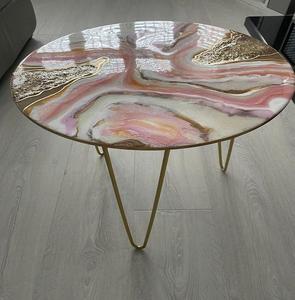 Mesa de Centro de Resina Ecológica Portátil Moderna de Grado Profesional para el Hogar, Muebles de Sala de Estar - Product Image 4