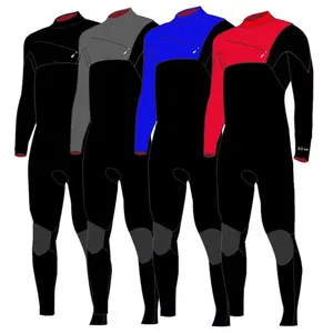 Traje de baño de una pieza impermeable personalizado para hombre, pantalones de manga larga, traje de neopreno para surf, buceo y esnórquel - Product Image 3