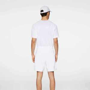 Shorts cargo d'été pour hommes imprimés sur mesure, taille élastique, longueur genou, en molleton de coton 100% polyester, méthode de tissage tricotée - Product Image 3