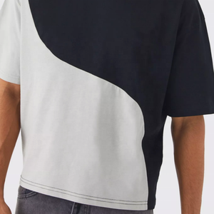 T-shirt Homme Personnalisé avec Logo, Streetwear Tricoté 100% Coton 220g, Mode Estivale Imprimée, Écologique, Coupe Droite Vintage - Product Image 3