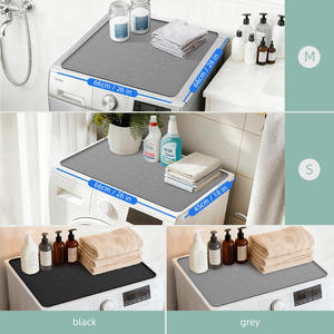 Newly Designed Eco-Friendly <b>Silicone</b> Washer Top Cover Washing Machine Protector Tray Non-Slip Pad - Product Image 3
