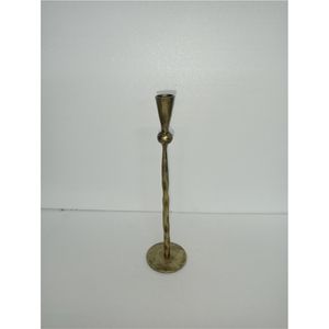 Candelabro Minimalista de Hierro Chapado en Oro al por Mayor, Estilo Vintage, Decorativo con Flores para Navidad, Bodas y Eventos - Product Image 2