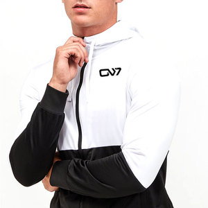 Vente chaude dernière mode décontractée hommes survêtements Logo personnalisé impression personnalisée marque privée hommes survêtements à fermeture éclair - Product Image 6