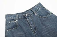 Jeans en denim délavé vintage OEM pour hommes - Respirant et écologique pour les saisons été/automne/hiver - Échantillon gratuit disponible