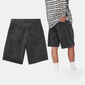 Cotton / Polyester Denim <b>Men</b>' Hot Shorts, Breathable, Baggy Denim <b>Jean</b> Shorts <b>Men</b> - Product Image 2